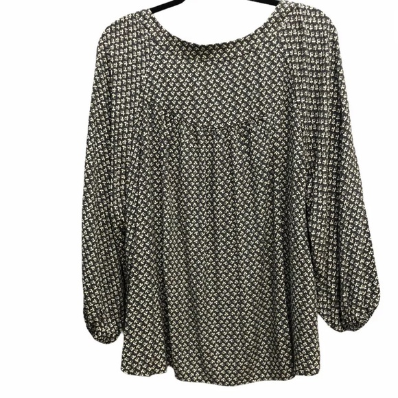 Ces Femme Boho Style Flowy Long Sleeve Plus Blouse - Picture 8 of 11